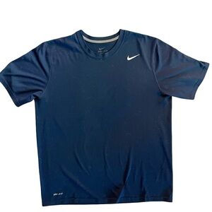 Nike Shirt Men’s Large Navy Swoosh C6
